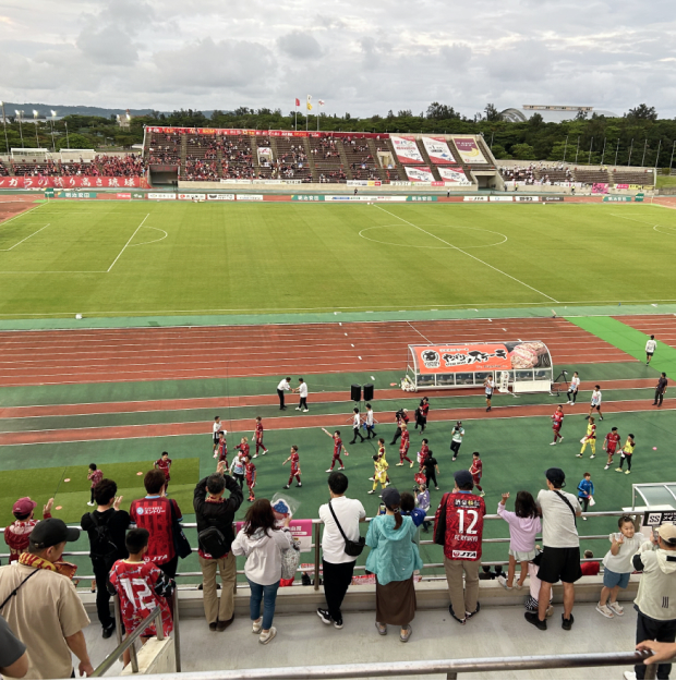 スタジアム応援席